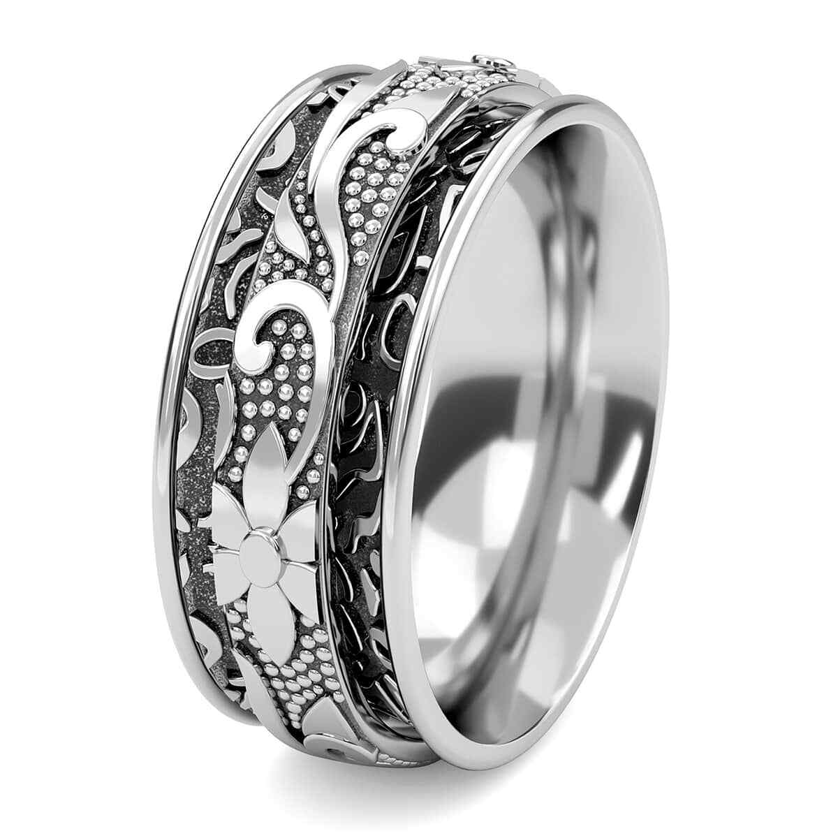 Spinner Ring in Sterling Silver 4.90 Grams Size 6