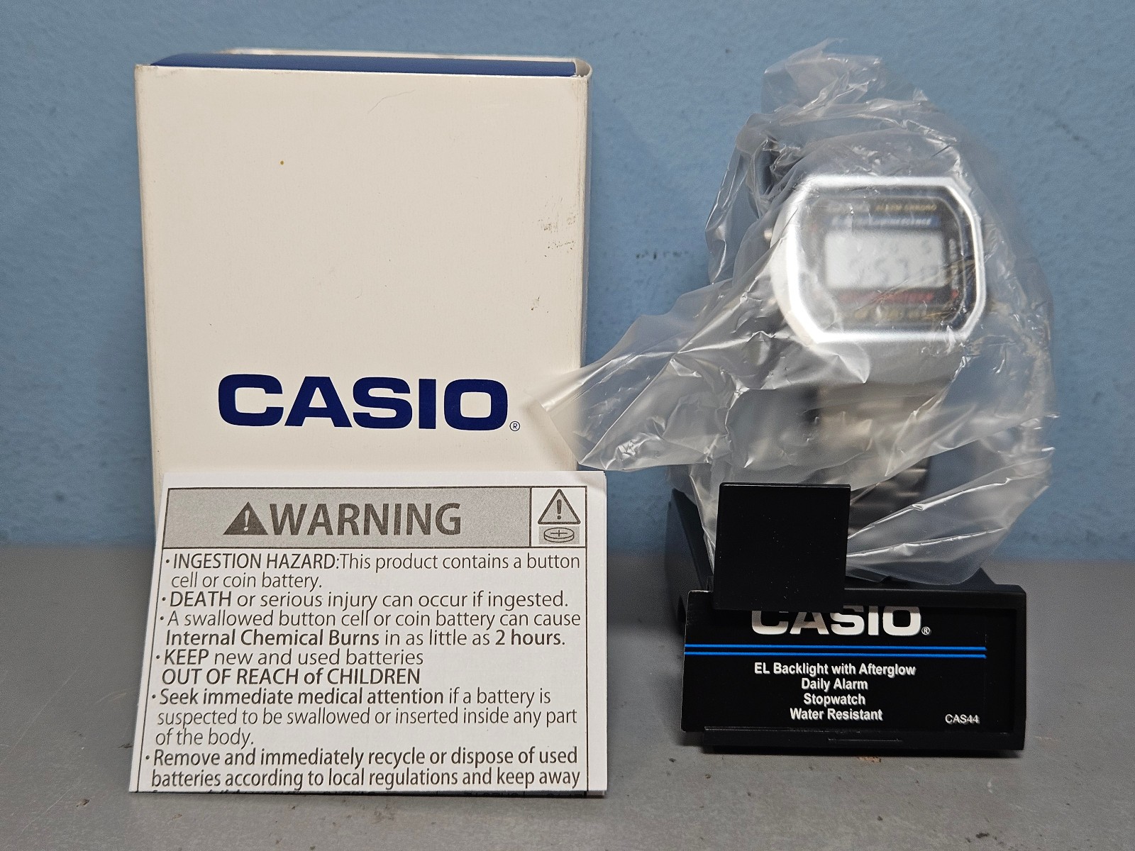 Casio A168WA-1 Vintage Digital Silver Stainless Steel Watch Illuminator New!