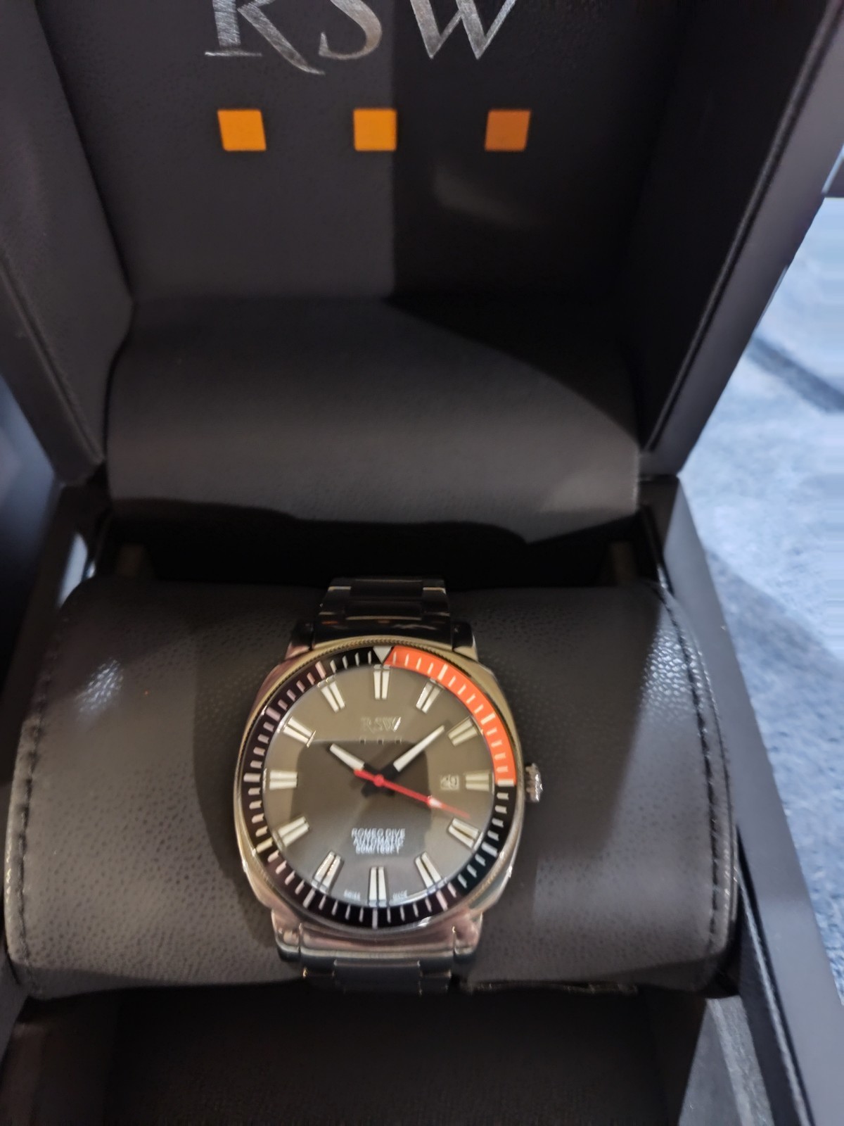 RSW Romeo Dive model RSWA117-TT-2 26 jewel Automatic Limited Edition no. 345/500