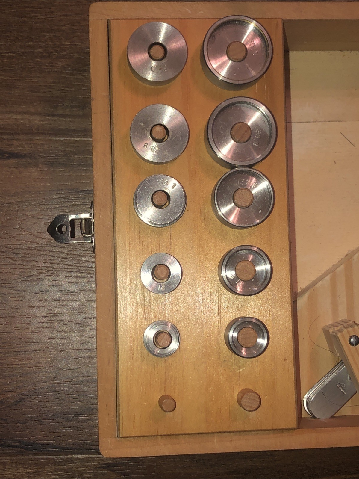Mido Watchmaker Crystal & Back Press Tool Set w/ Dies, Movement Holders Etc