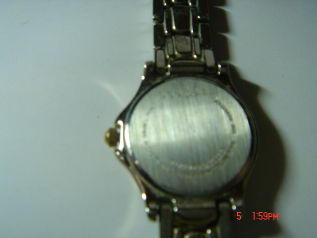 Women’s Goldtone CITIZEN Quartz, white face, date, NEW Batt [KO9931]