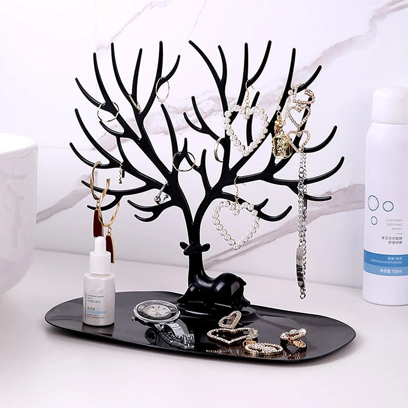 Jewelry Display Stand Tree Storage Rack for Earrings Necklaces Rings Organizer