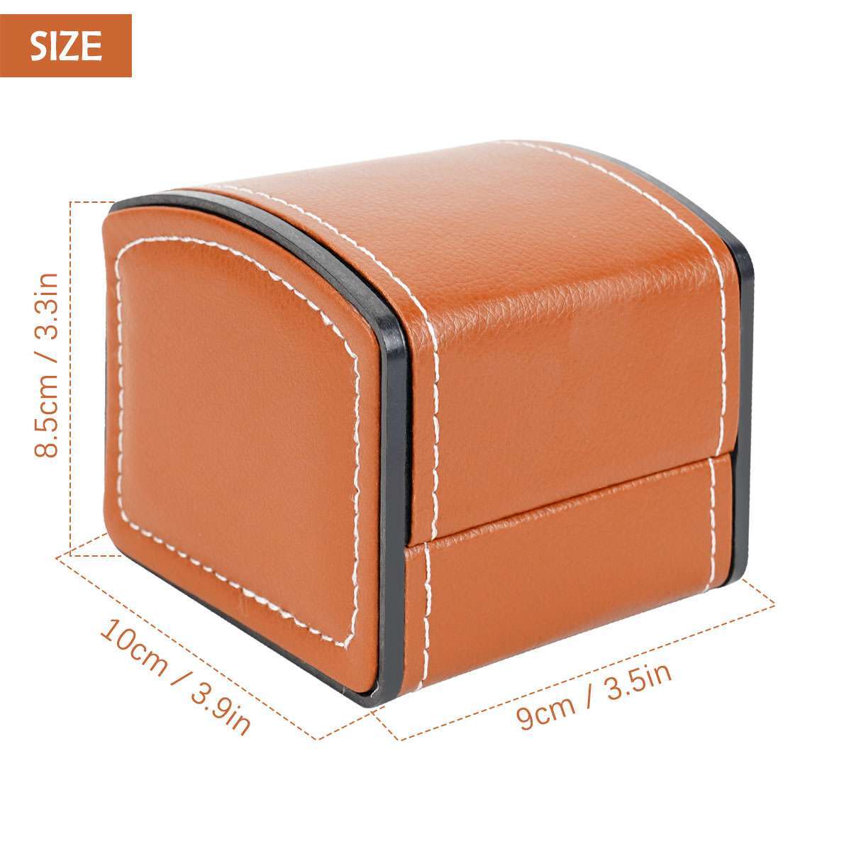 Single Watch Box Case PU Leather Storage Display Case Box Luxury Travel Gift