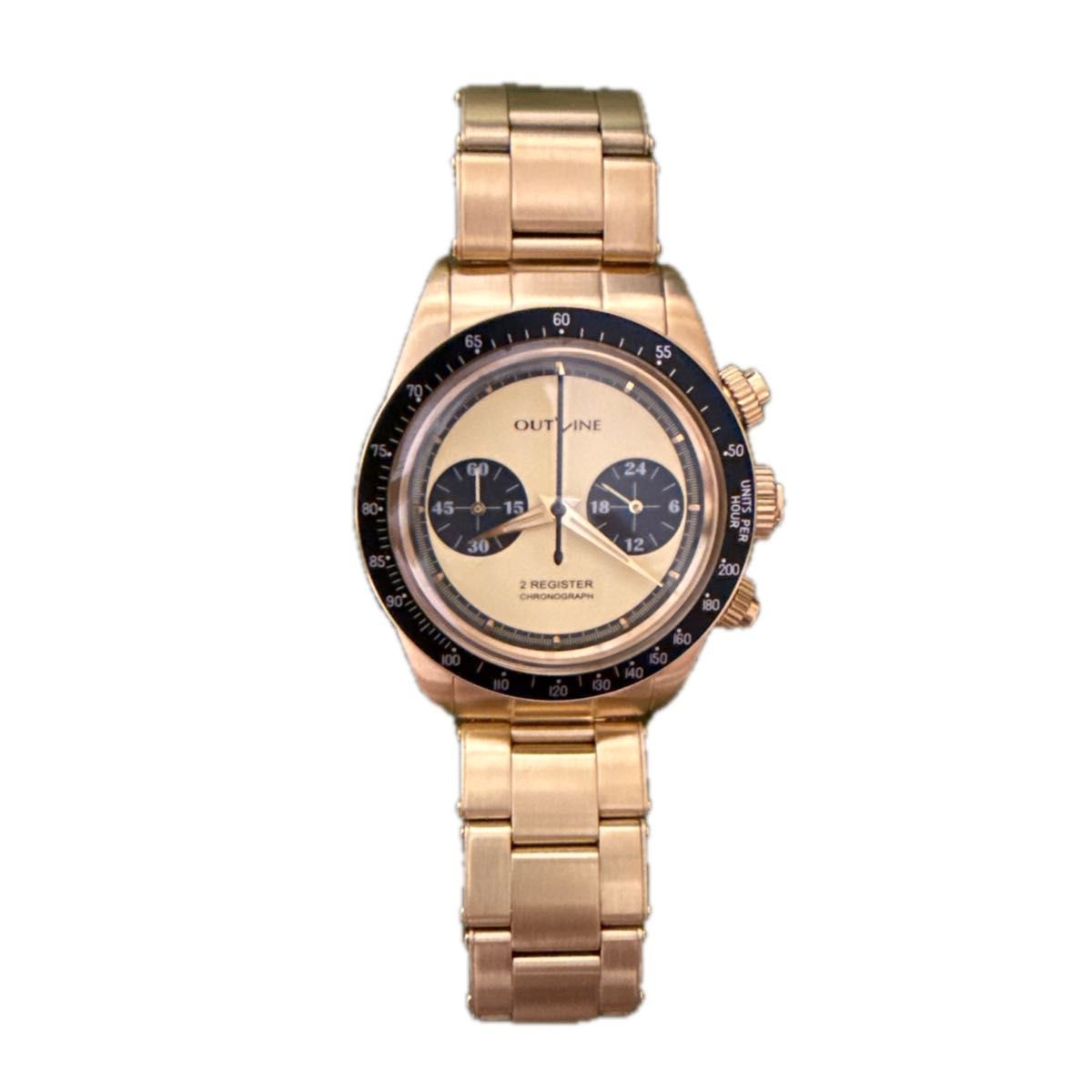 [B1P] Outline 2 Register Chrono Series I Lemon Limited Watch [w3x]