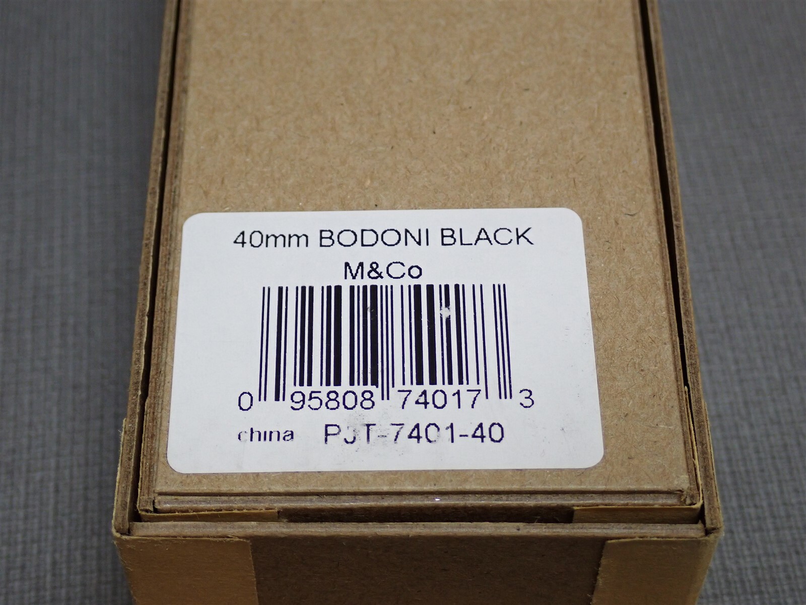 NEW Projects Watches PJT-7401-40 Bodoni 40mm M&Co Black Leather Band Watch