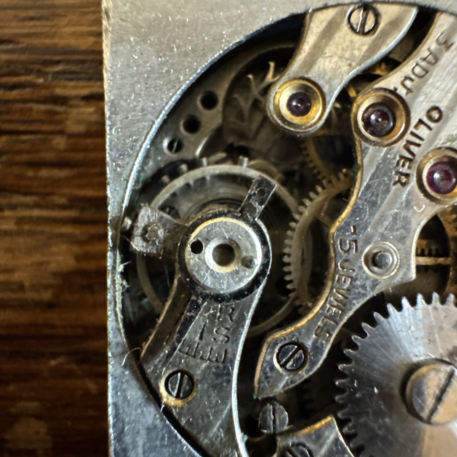 Ollendorff ? Oliver Handy Chronometer 15 Jewels 3 Adjustments Unusual Case 30mm