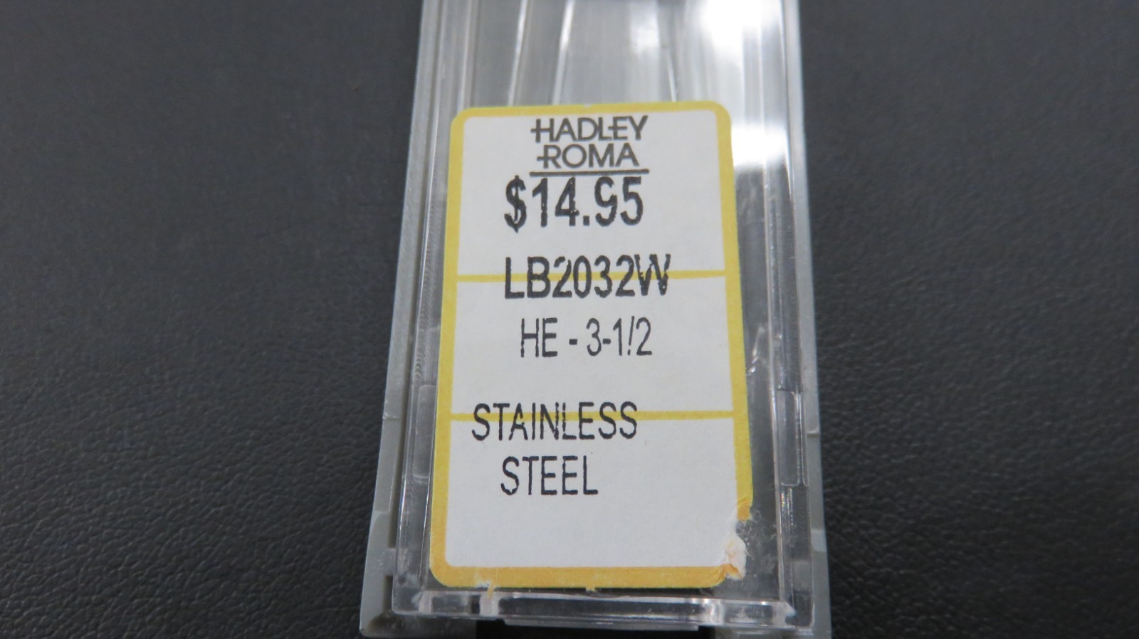 Hadley Roma LB2032W HE-3 1/2 Stainless Steel Watch Band