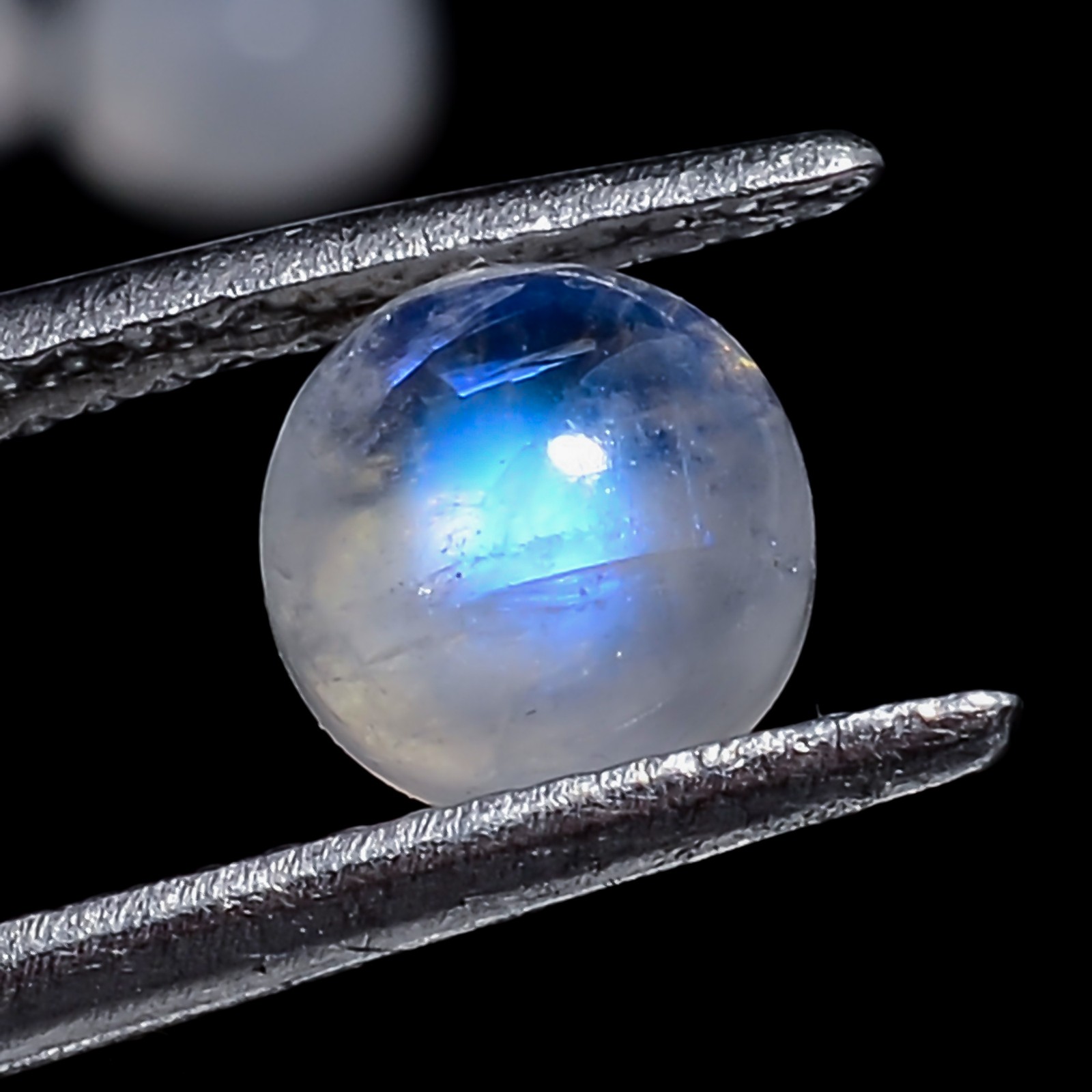 Natural Rainbow Moonstone Round Cabochon Gemstone Lot 20 Ct 6X6X3mm UGL-12
