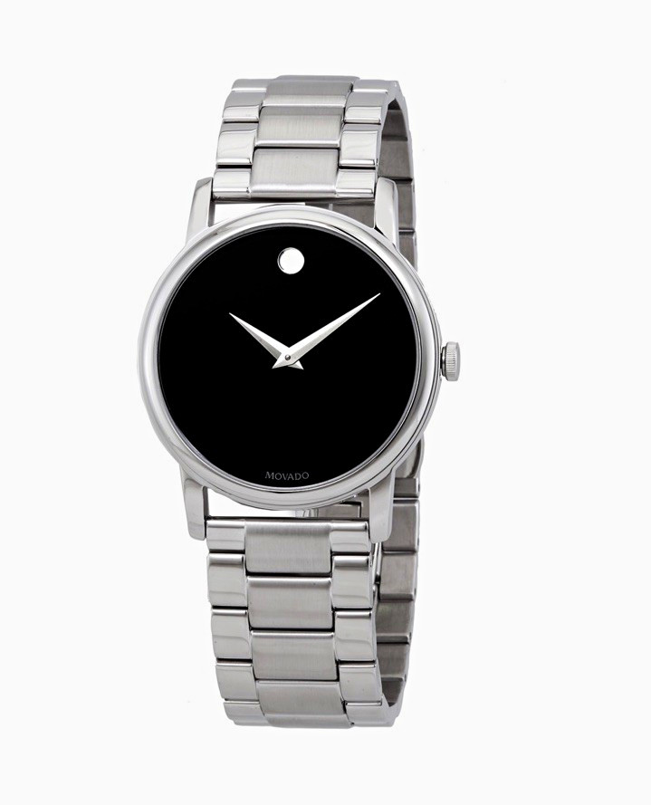 Movado Classic Museum Men’s Black Dial Swiss Quartz Watch – 2100014