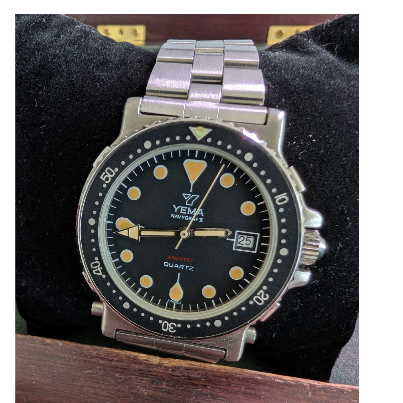 FRENCH ICON | Vintage Yema Navygraf II | 990ft Diver