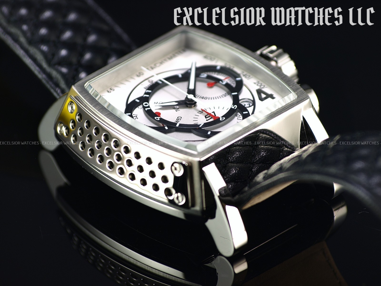 NEW Invicta Men 48mm S1 Rally SWISS Z60 Chrono SILVER DIAL Stainless St. Watch