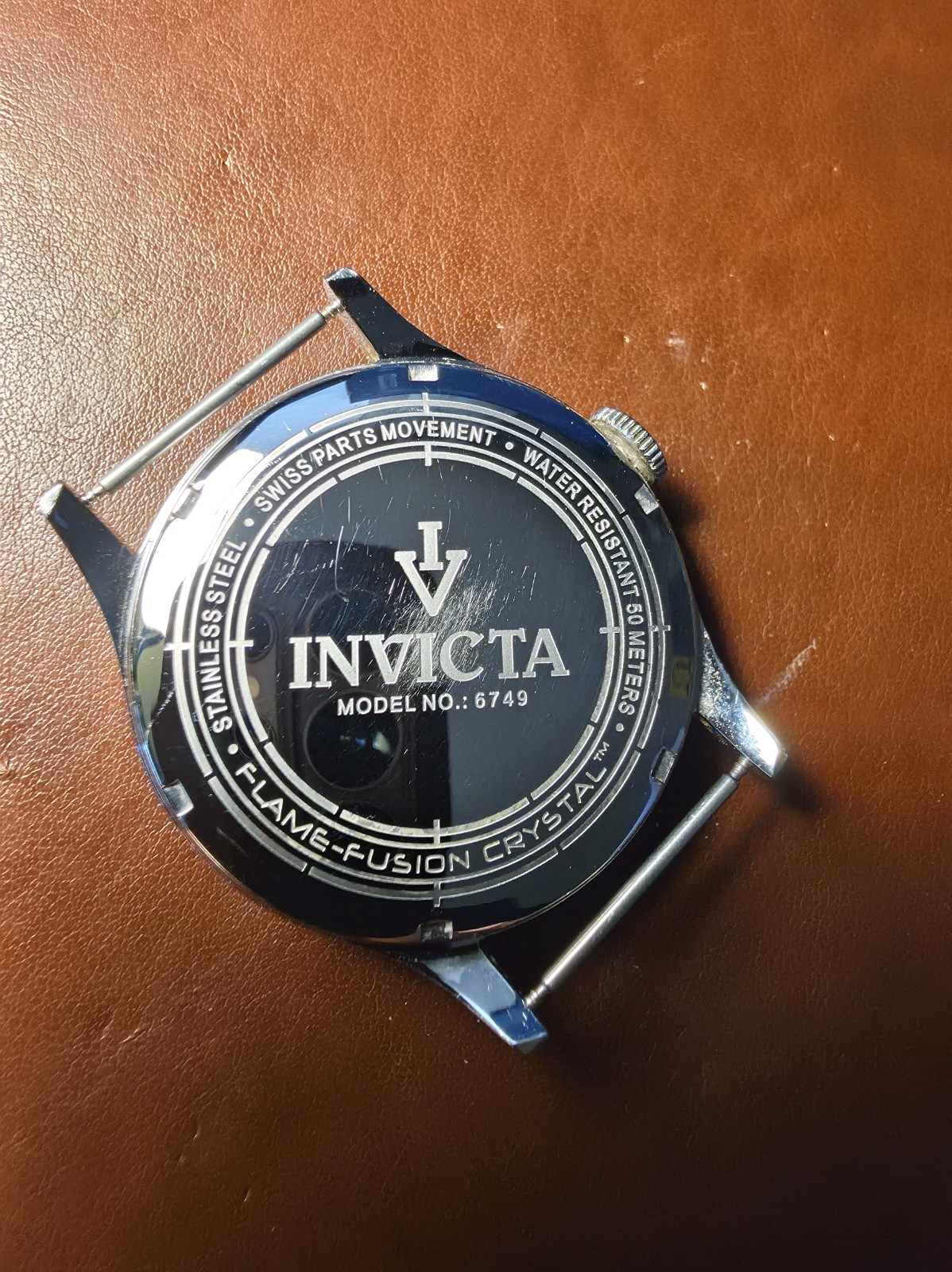 Invicta Men’s Day Date Model 6749 With Flame Fusion Crystal