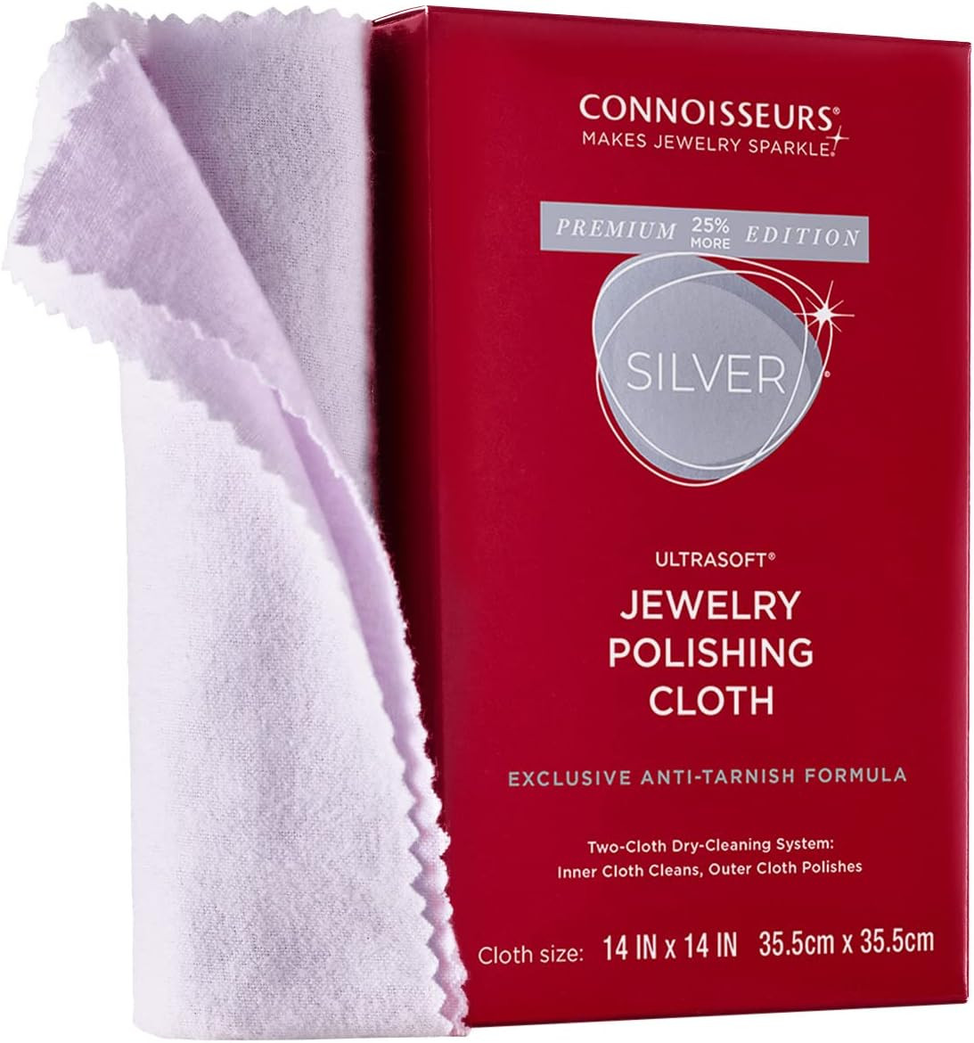 Premium Edition Extra Large Polishing Cloth for Silver Jewelry – Ultrasoft Fabri
