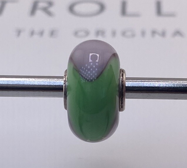 Trollbeads Mint Lavander Armadillo Bead
