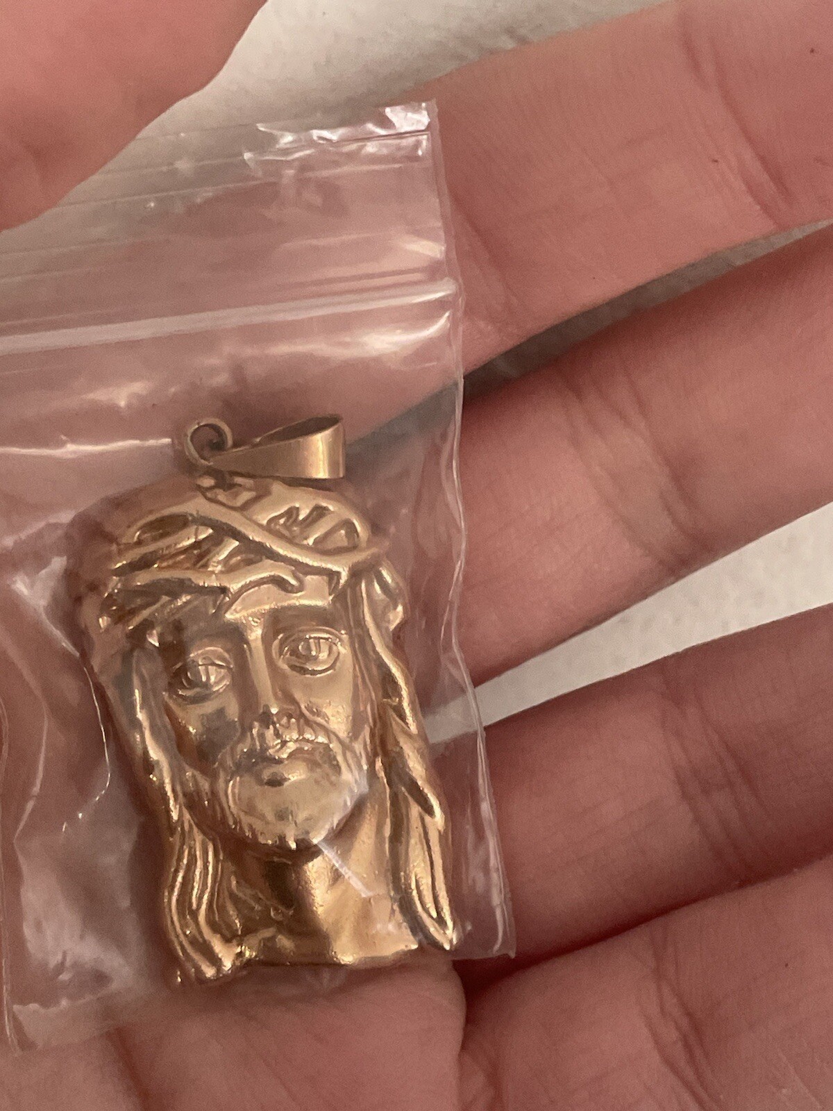 Direct Source G&D 11 Grams 10k Rose Gold Jesus Piece Pendant 2.1″