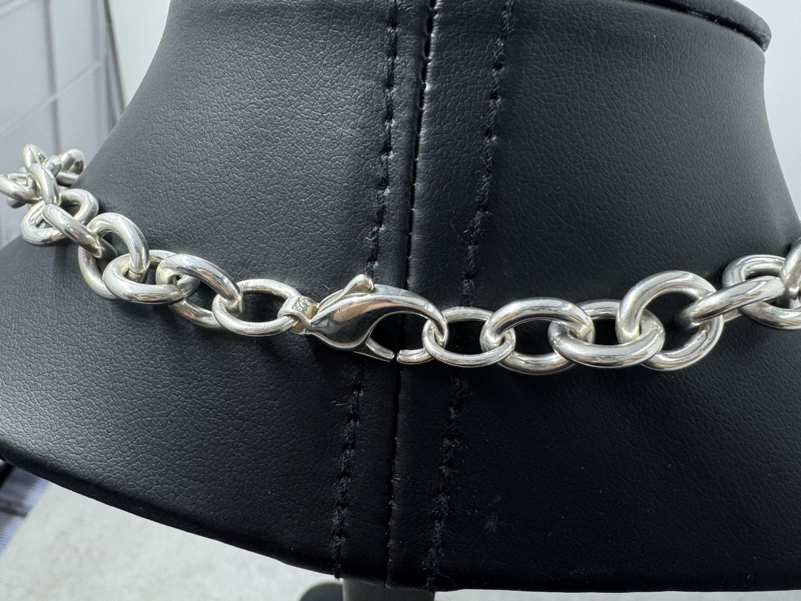 Tiffany & Co. Heart Tag Chain Necklace 19.5 Inch. Was 16 Inch. Added Extra Links