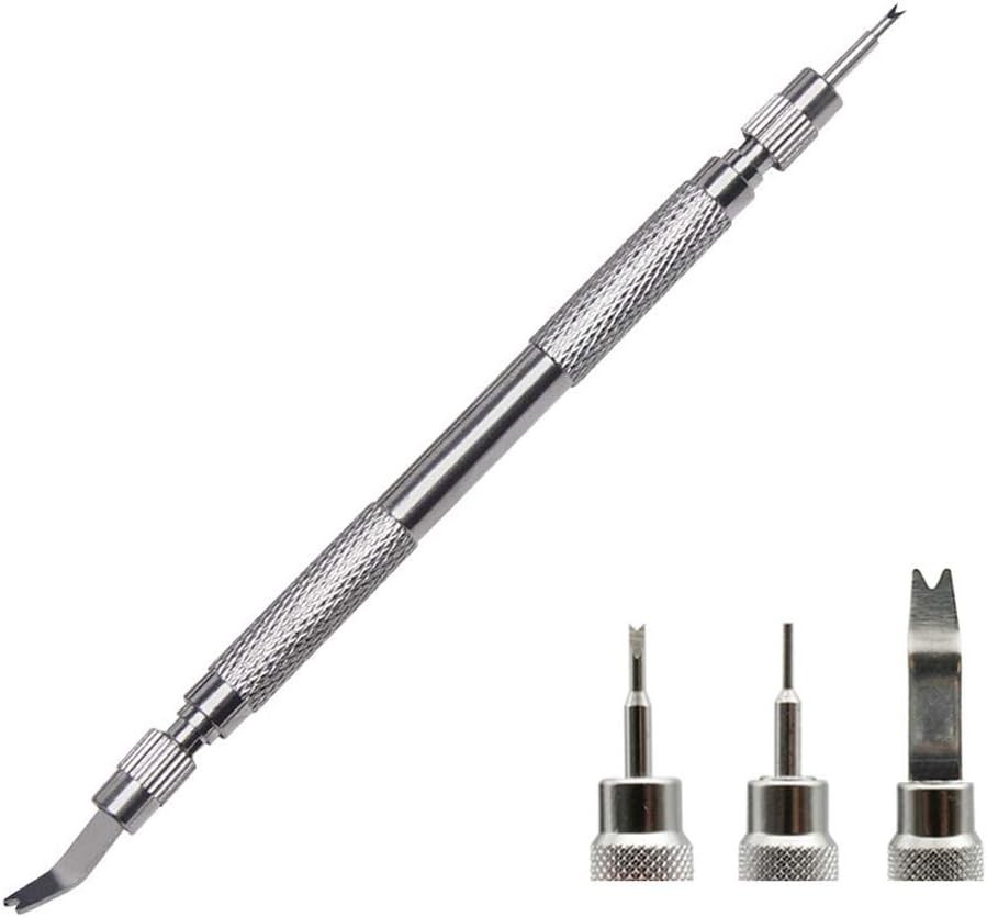 5-Piece Spring Bar Tool Set for Effortless Watch Band Replacement in Silver
