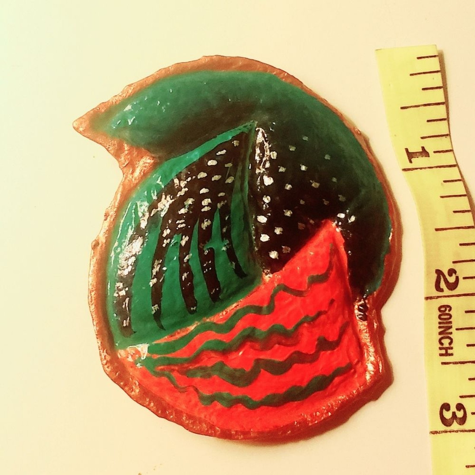 OOAK handmade and signed abstract Nautical brooch Artist Barbara Blades