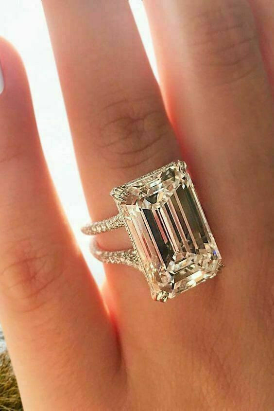 5Ct Lab Created Diamond Engagement Ring 14k White Gold Over