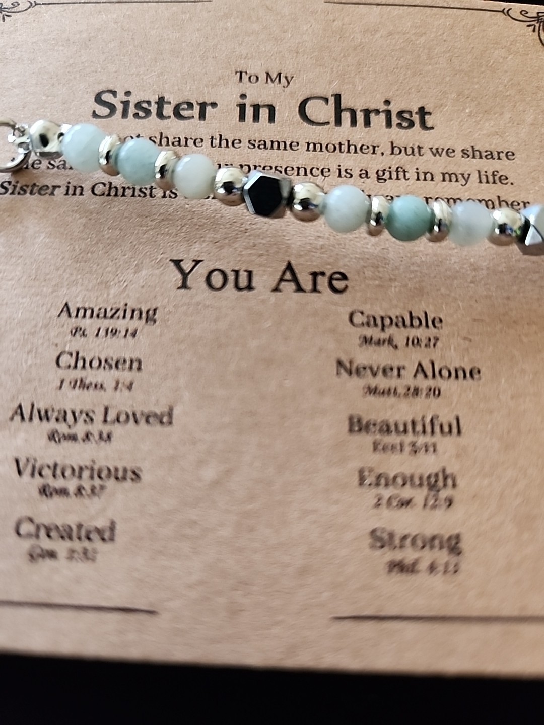 Christian Gifts Women Faith Religious Cross Bracelet Jewelry Bible Verses GIFT!