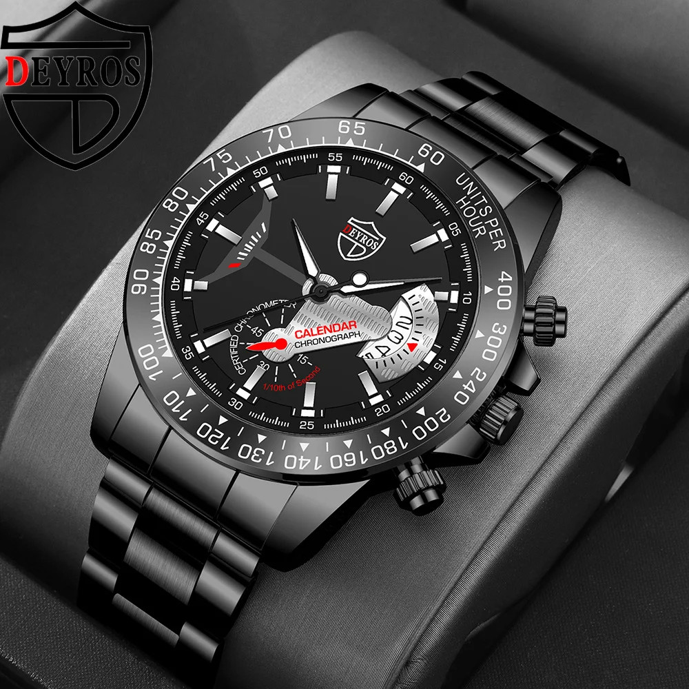 Men’s Analog Quartz Watch – Elegant Alloy Design for Business and Casual Wear