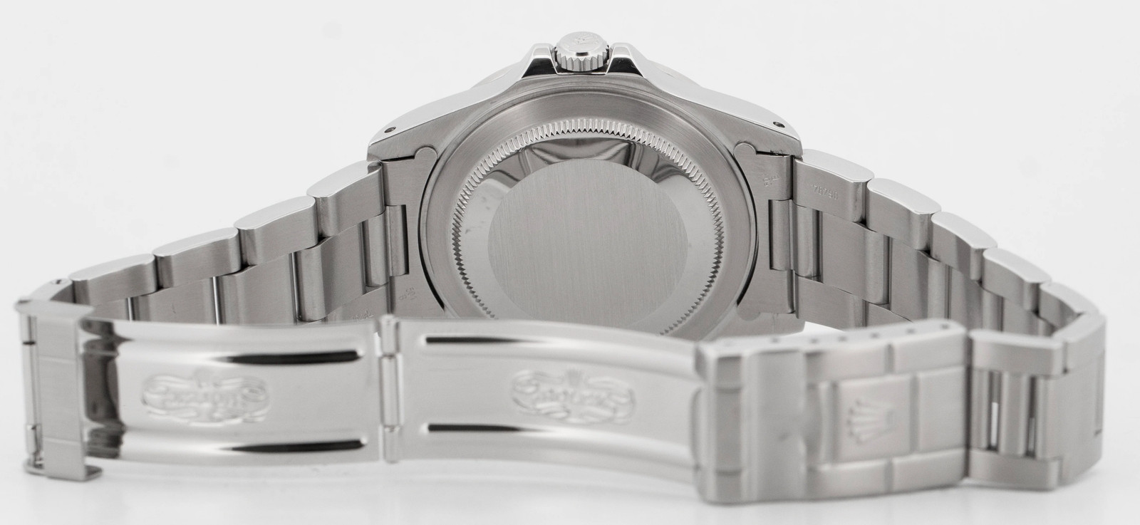 PAPERS Rolex Explorer II WHITE Stainless Steel 40mm 16570 Oyster GMT Watch BOX