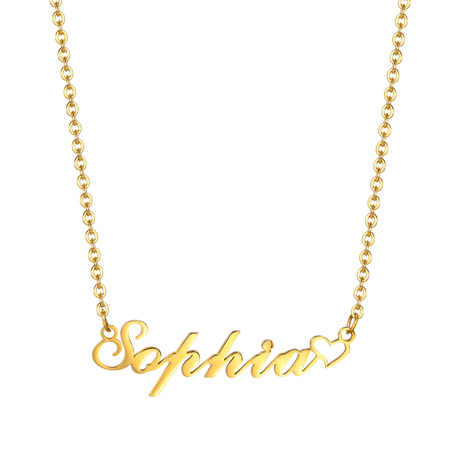 Personalized Name Custom Necklace Stainless Steel Pendant Fashion Jewelry Gift