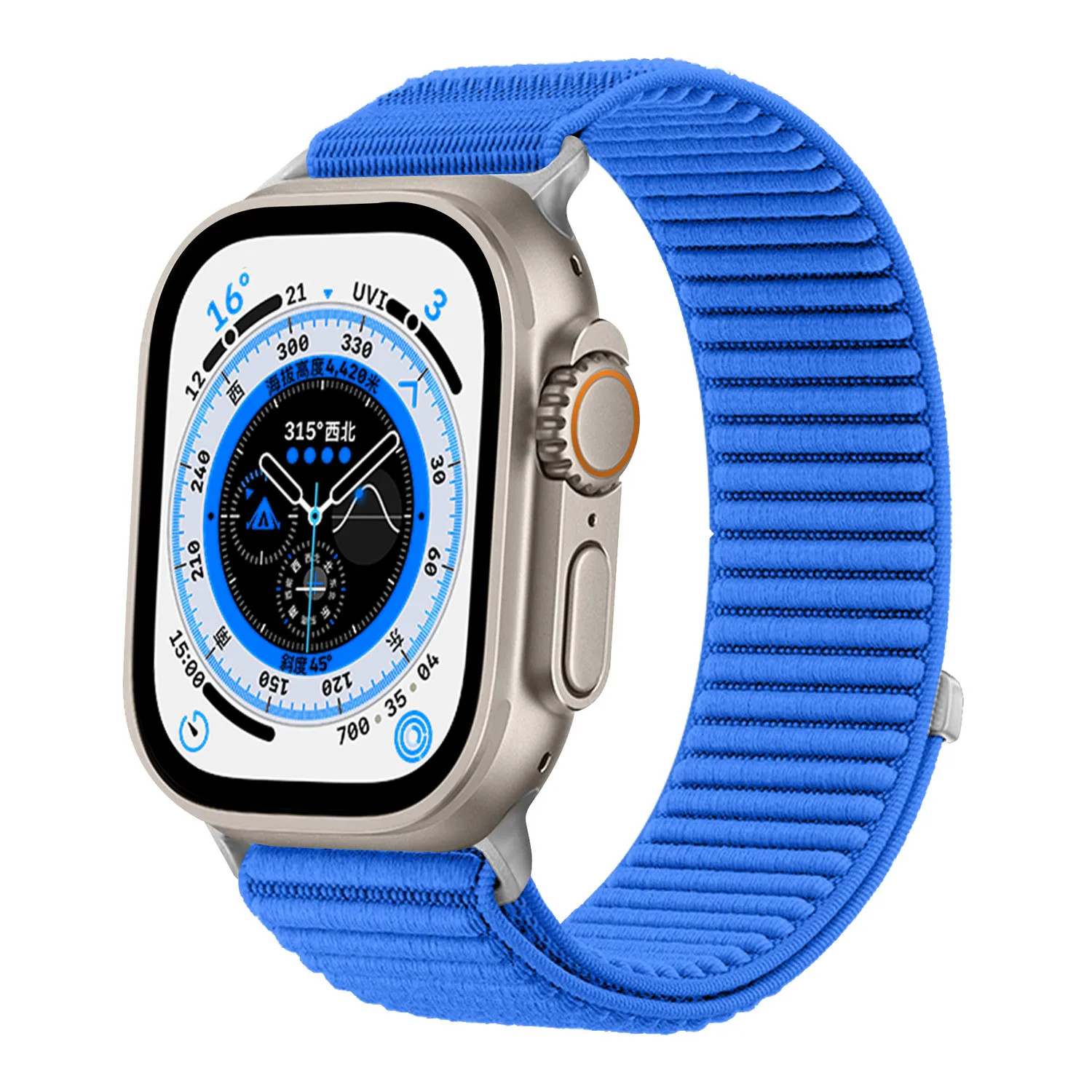 Nylon Strap Wristband For Apple Watch Band 40 41 42 44 45 46 49mm Ultra Bracelet