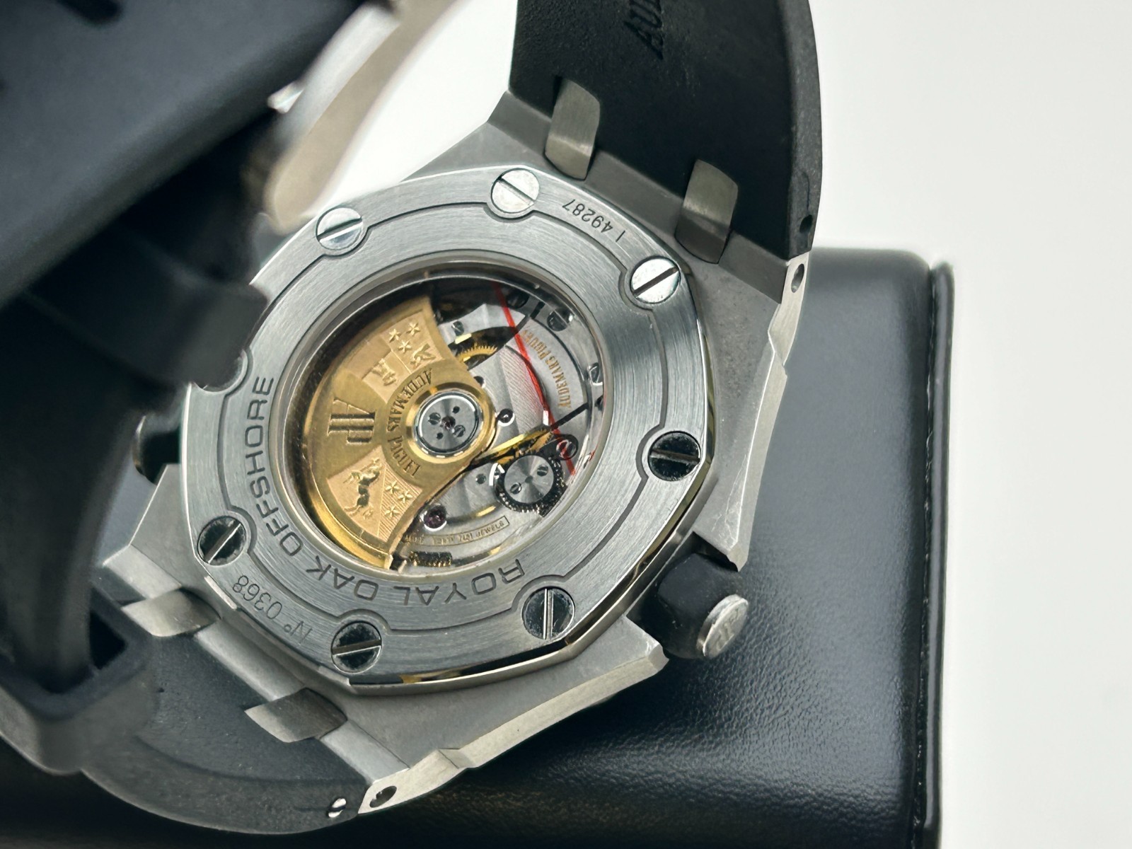 Audemars Piguet Royal Oak Men’s Black Watch – 15710ST.OO.A002CA.01. Full set.
