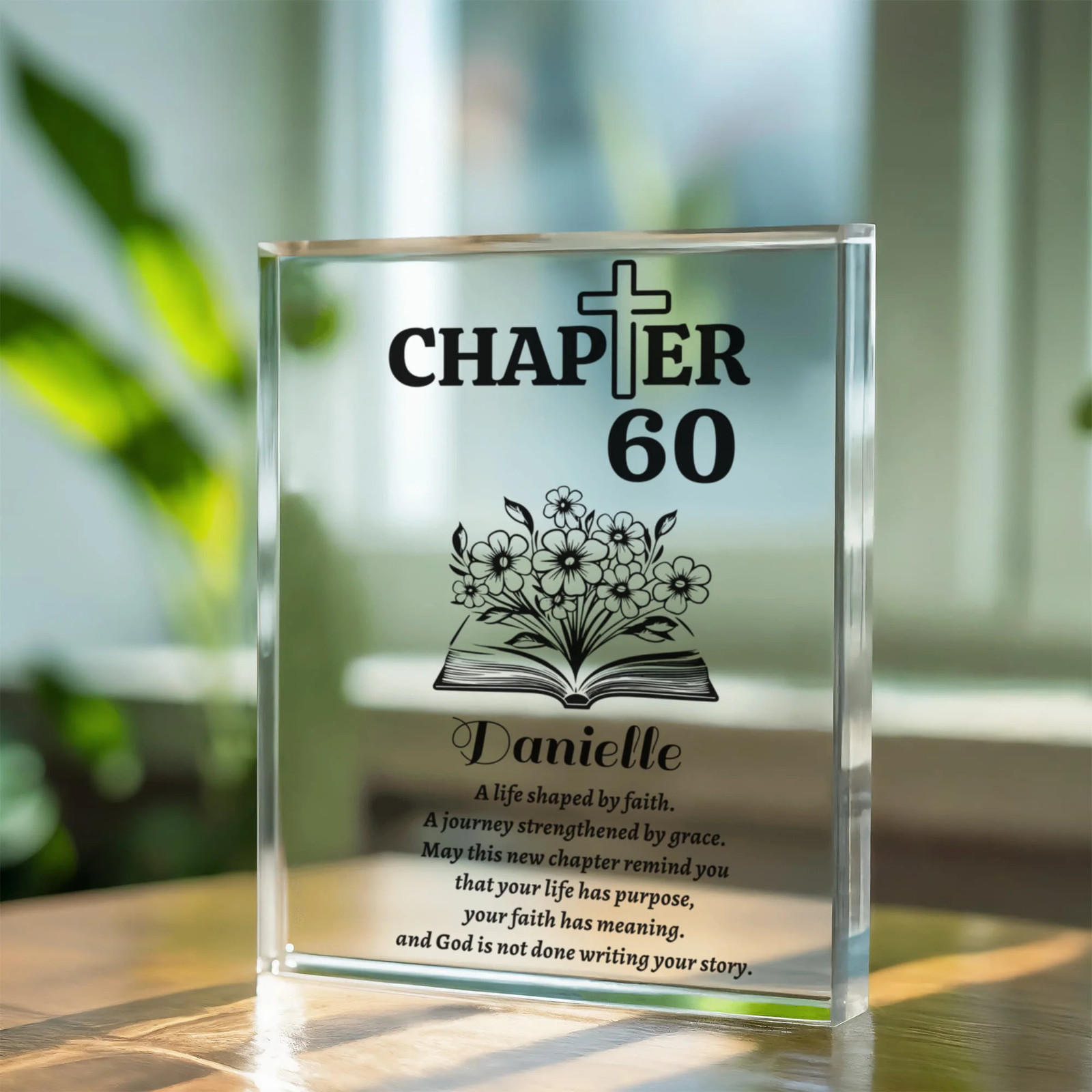 Chapter 60 Birthday Plaque Gift