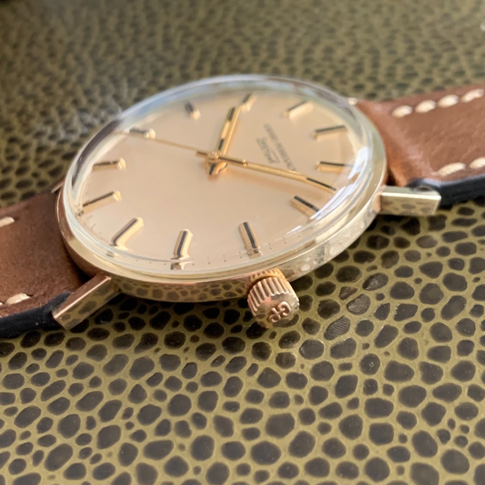 Girard Perregaux Sea Hawk 10K Gold Filled Manual Wind Watch Mint Box & Paper