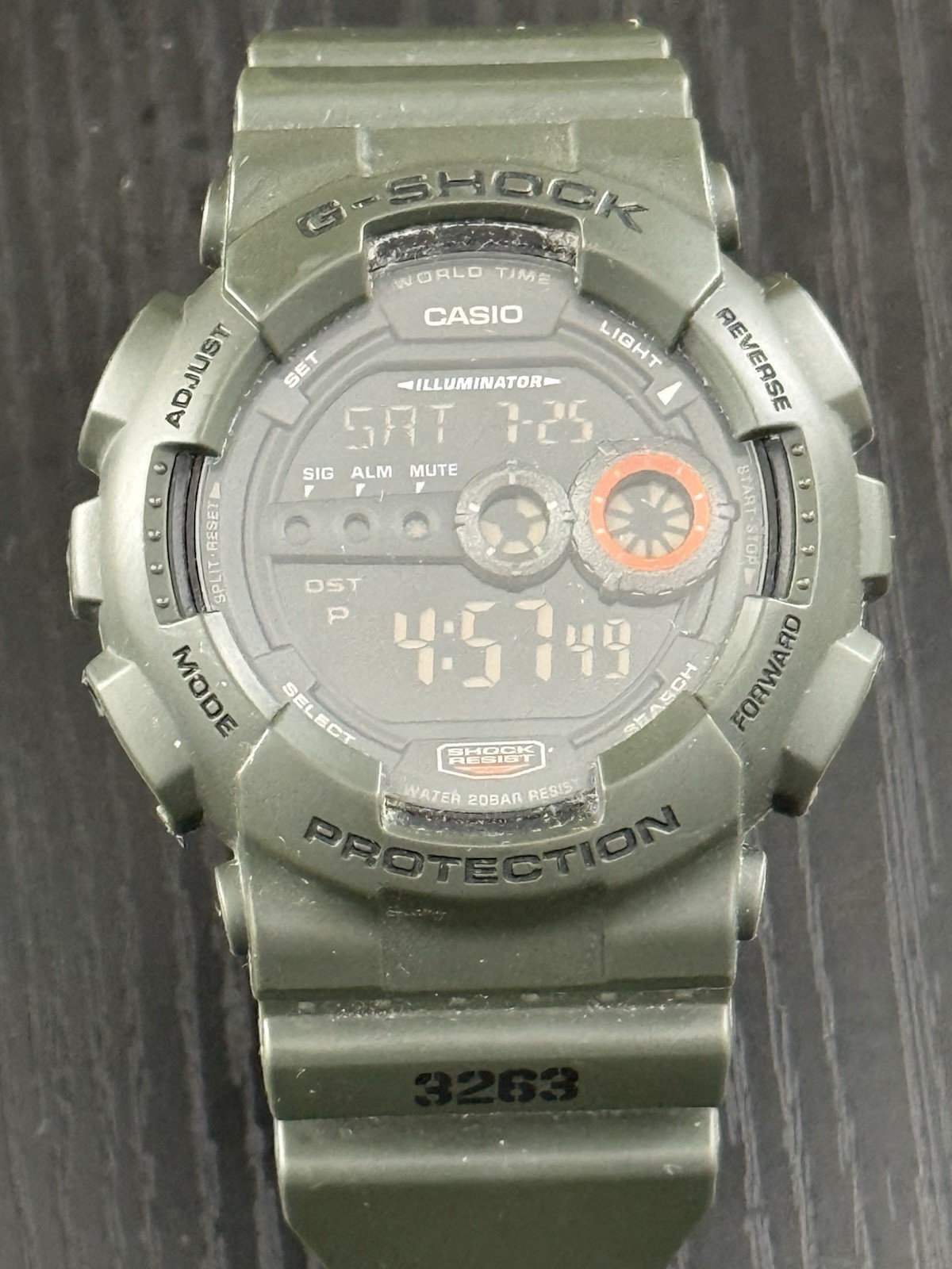 Casio G-Shock Watch Men’s GD 100MS Green