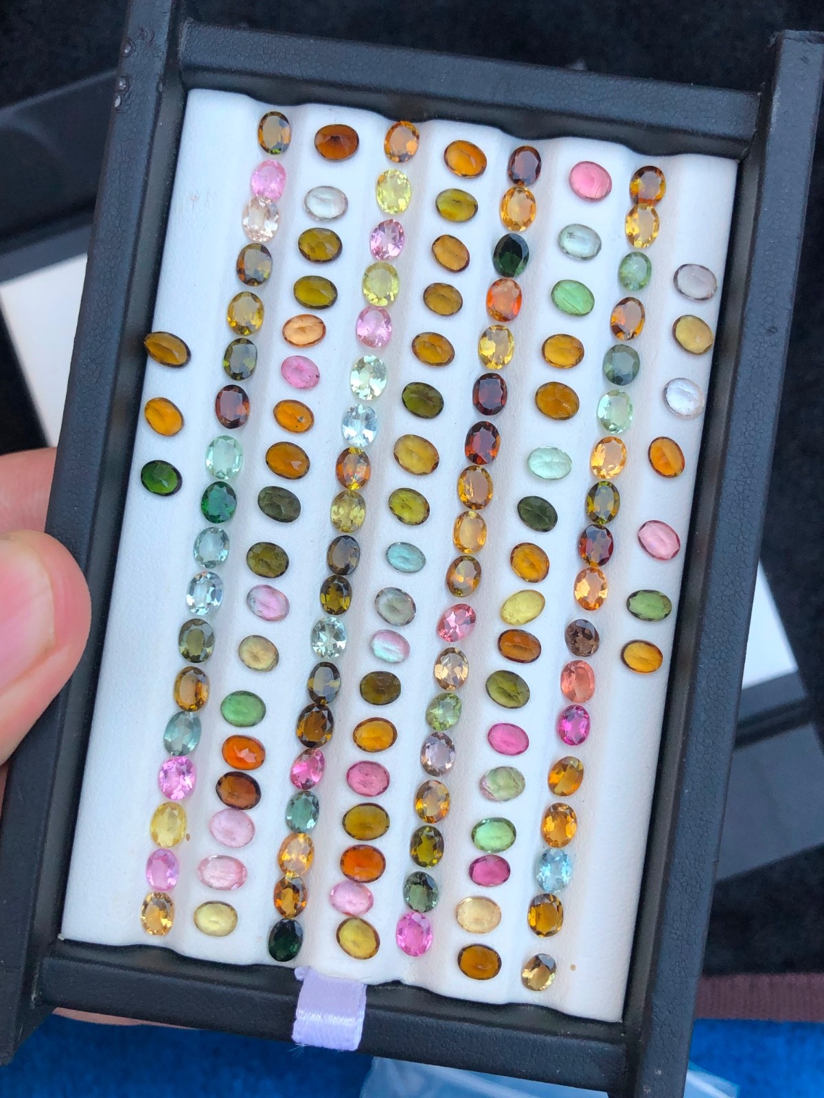 42.30 Cts Natural African Tourmaline Lot, same Size Dim 5*4*2.5 mm , Multi Color