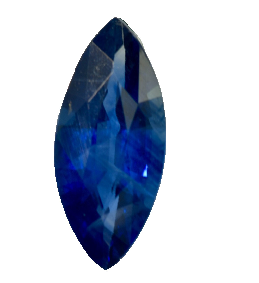 G I A Certified 1.83 ct. Natural Blue Sapphire Loose Marquise