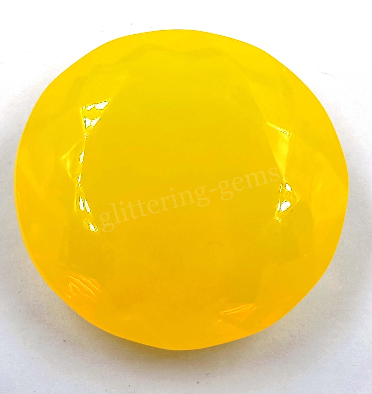 IGL Oval Cut Natural Ethiopia YELLOW Color Opal 144 Ct Loose Gemstone 25F