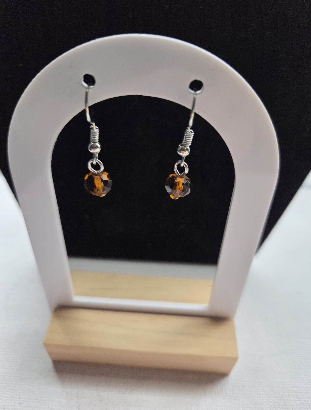Faux Citrine Earrings