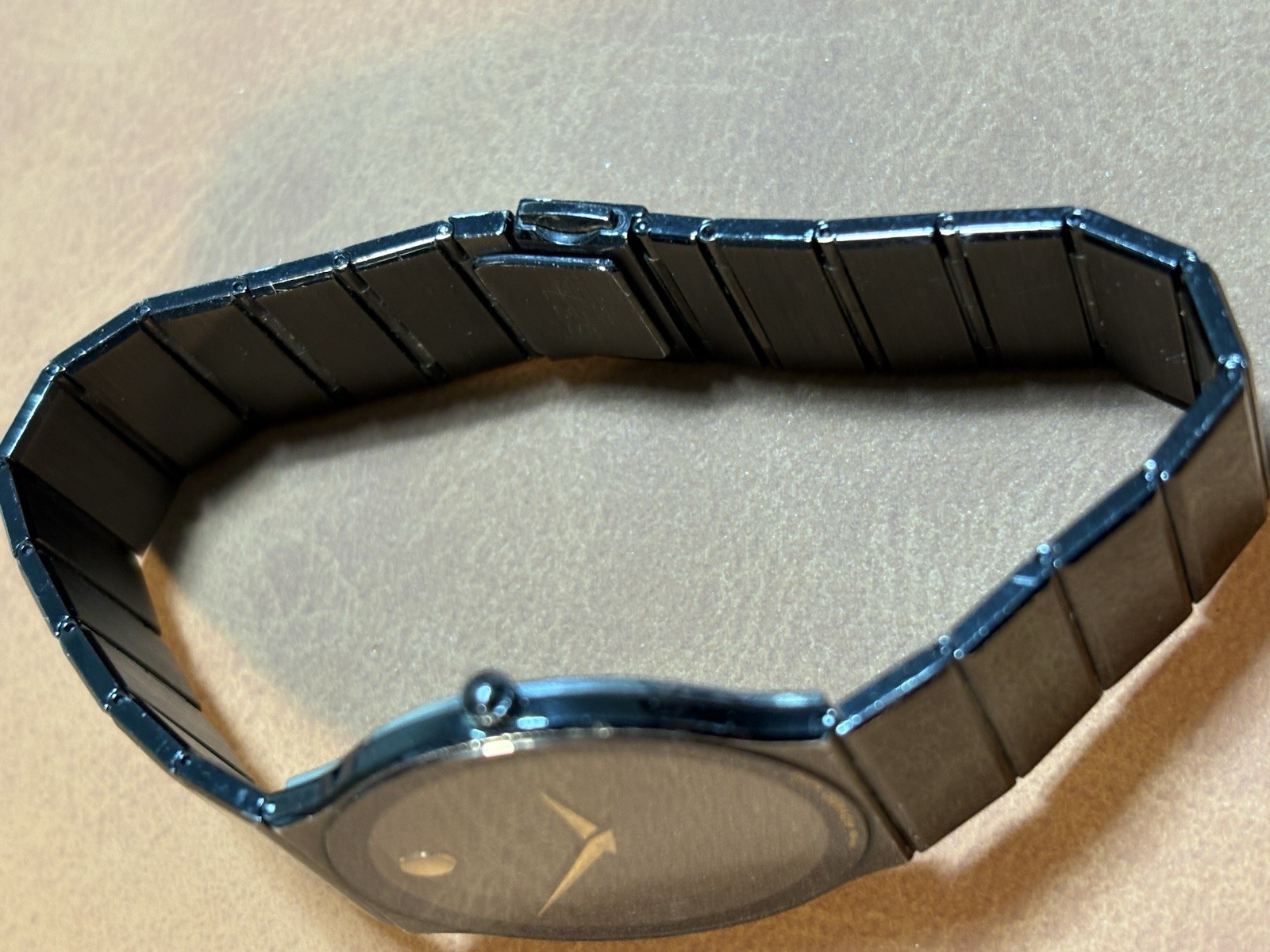 Movado Swiss Museum Women Ultra Thin 84-40-880-AP 32mm Black Watch,Runs