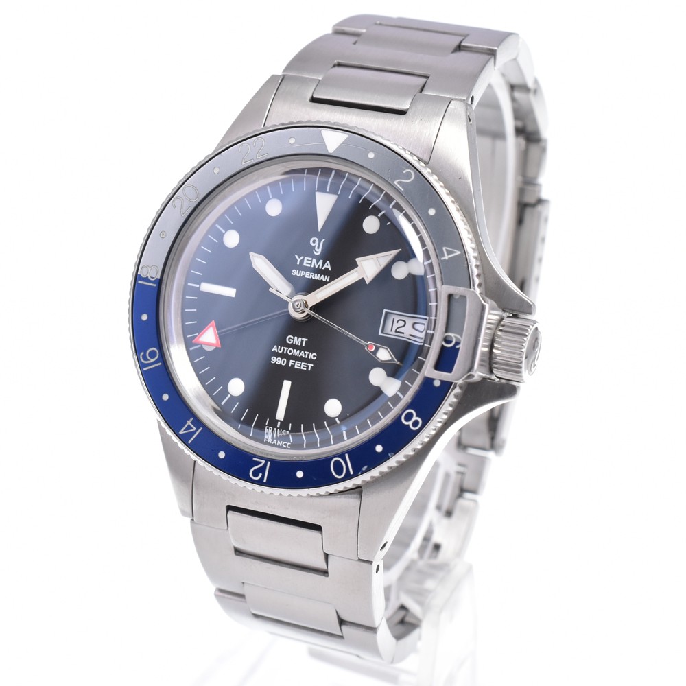 YEMA Superman Heritage YSUPGMT2019C-AMS GMT black Dial Automatic Men’s N#148582