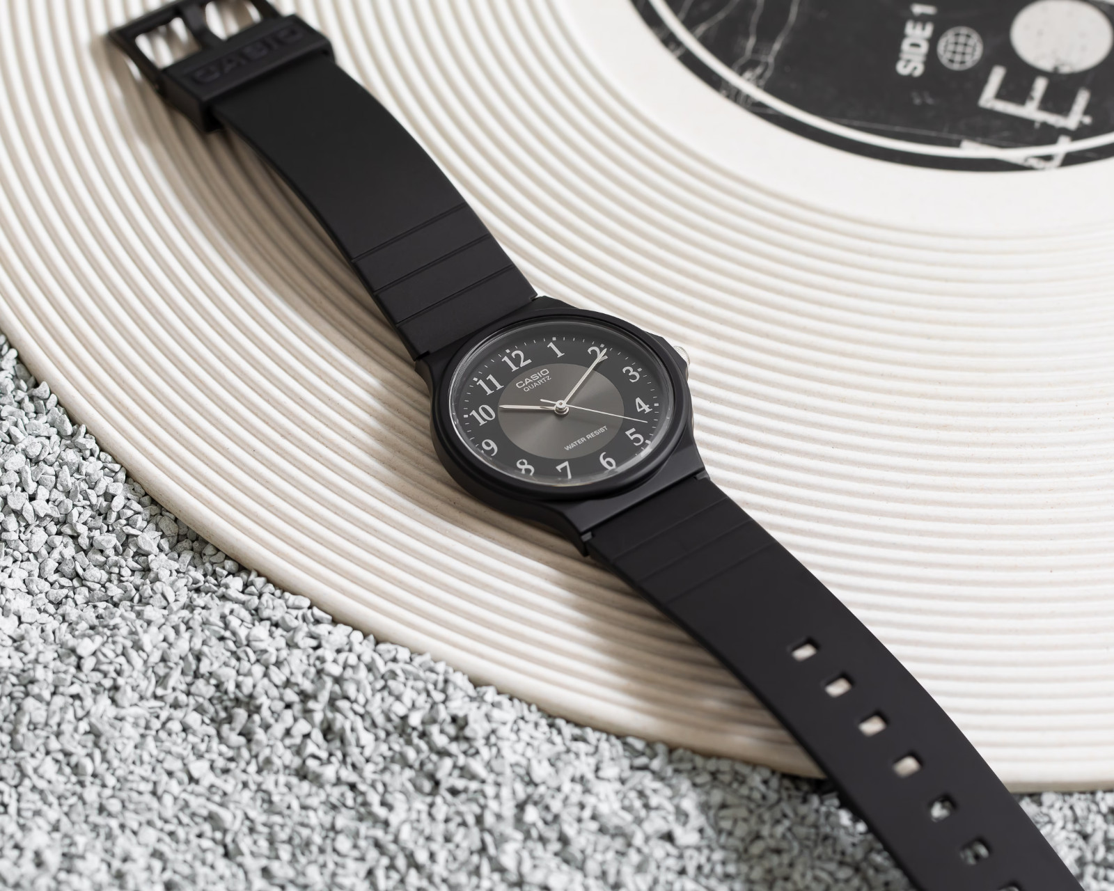 Casio MQ-24-1B3L Analog Black Dial Resin Strap Quartz Casual Watch Unisex