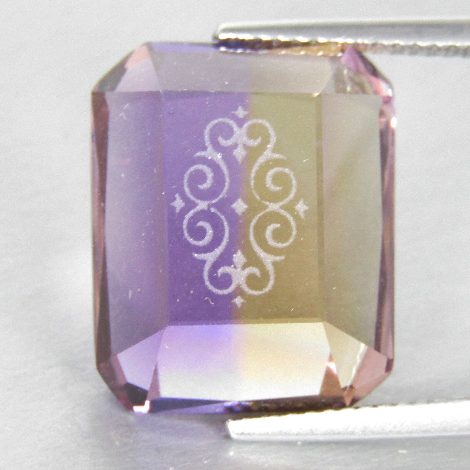 20.50Cts Outrageous Natural Bolivian Ametrine Collection Gemstone Emerald Cut