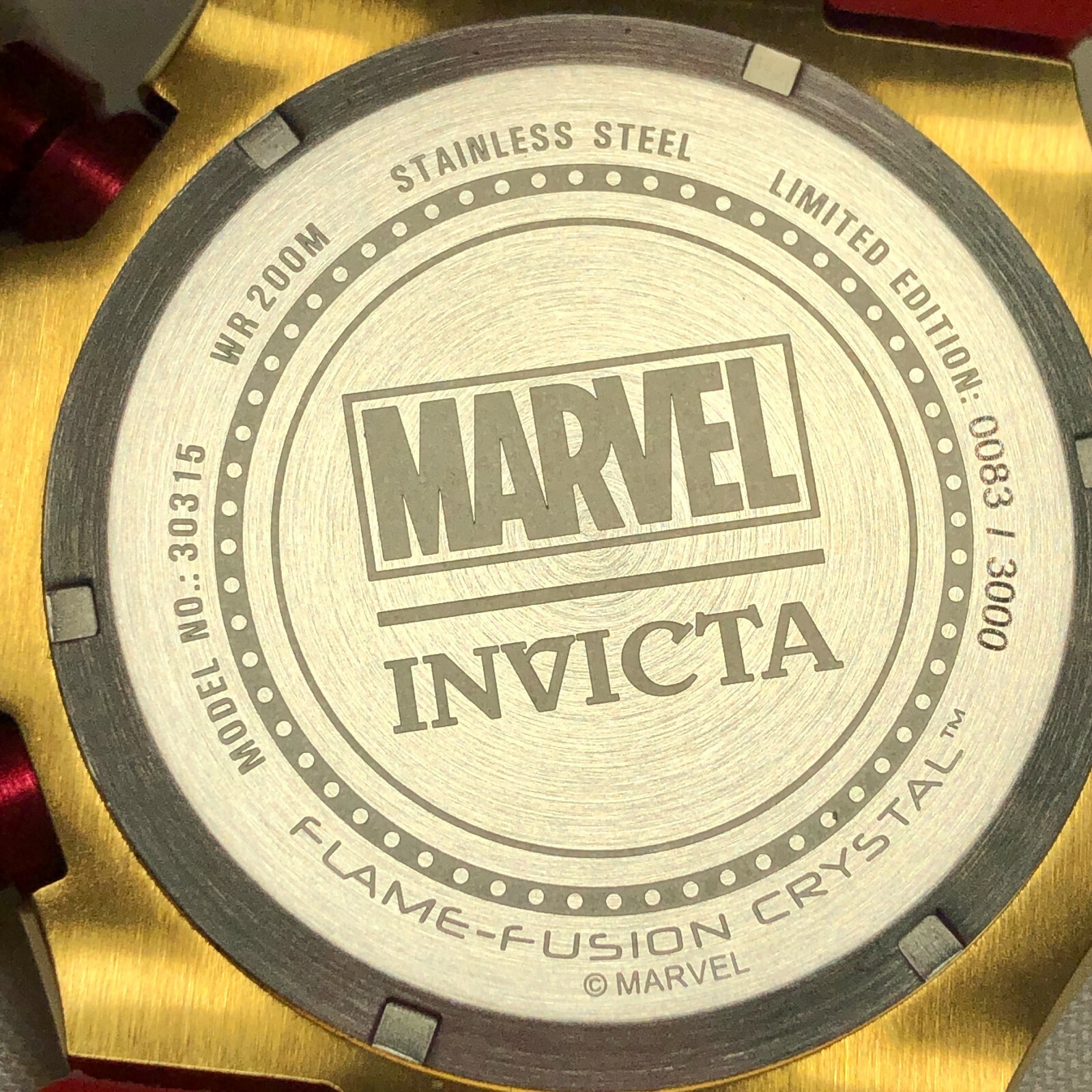 Invicta 30315 Marvel Men’s 52mm Iron Man Sea Hunter *LE/3K* Strap Watch
