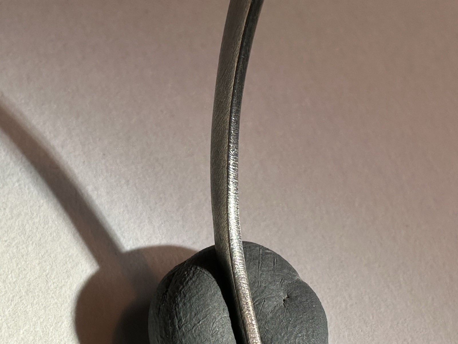Handmade Sterling or 999 Silver Crescent Pendant, 2+ in from Etsy Boutique