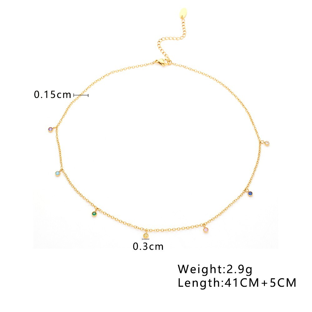 Celestial Charm Necklace | Dainty & Colorful