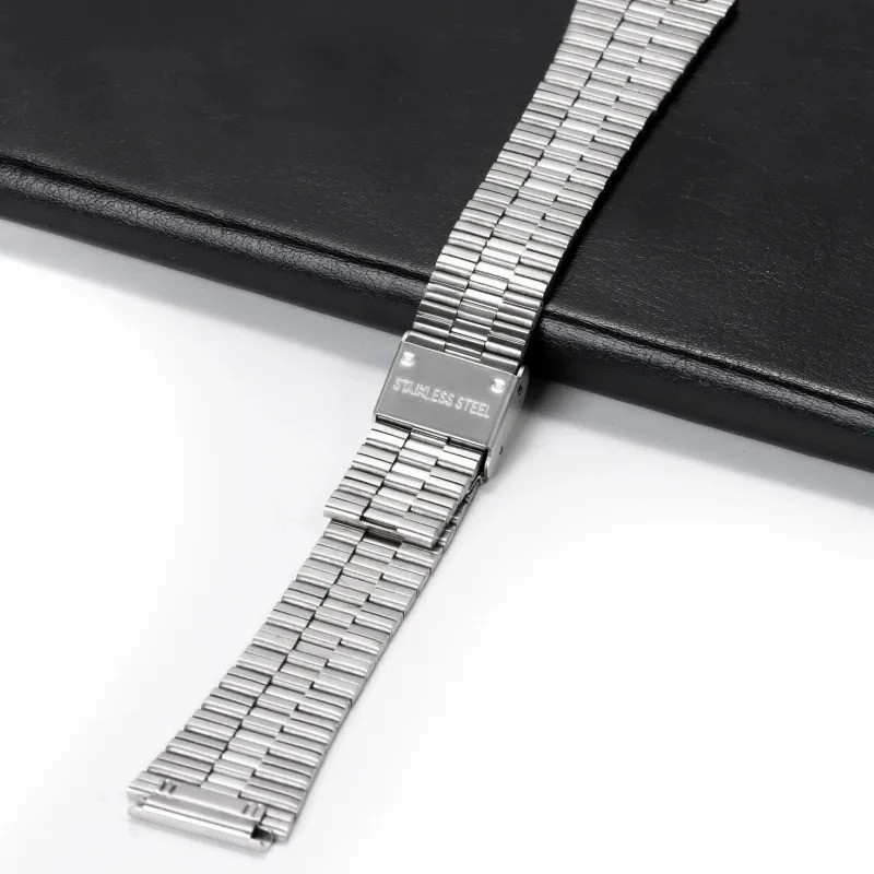 Stainless Steel Watch Band for F91W A158 A168 B650 AQ230 AE500W 18/20mm