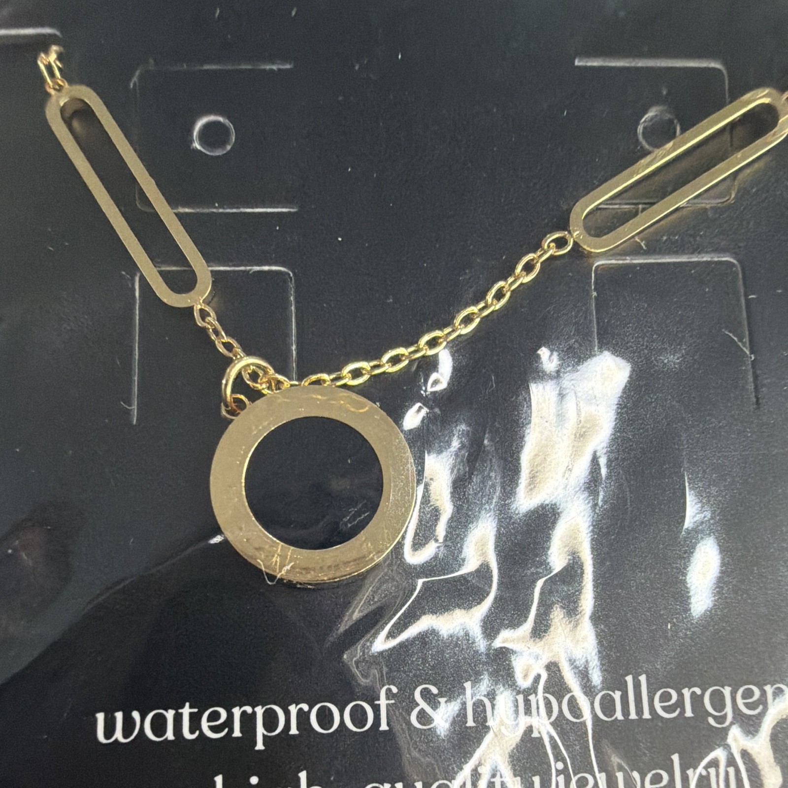Luxury Style Waterproof Hypoallergenic 18K Gold Plated Steel Set 87802-0