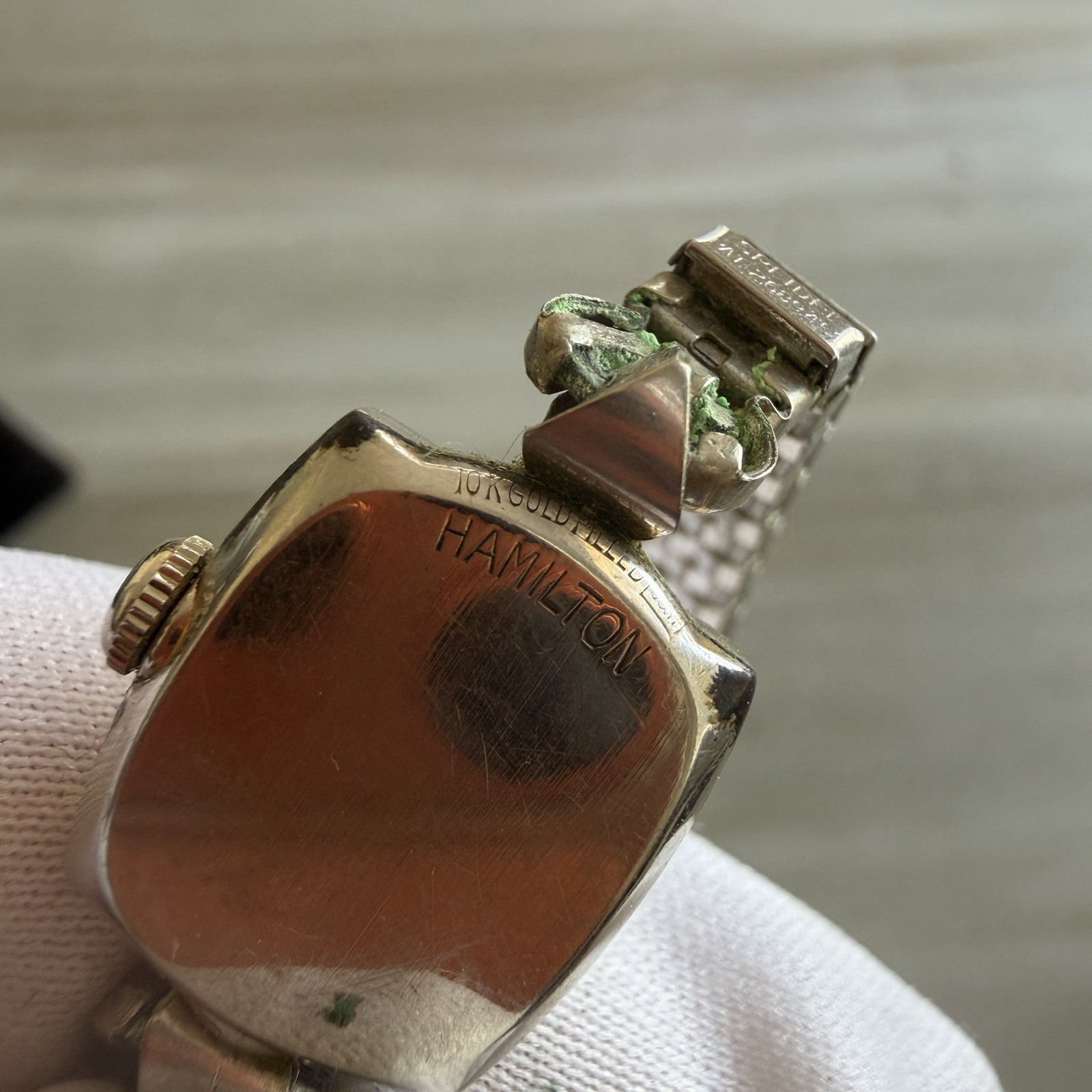 Lot Of 2x Ladies Cocktail Watches | Hamilton Bulova | 10k GF