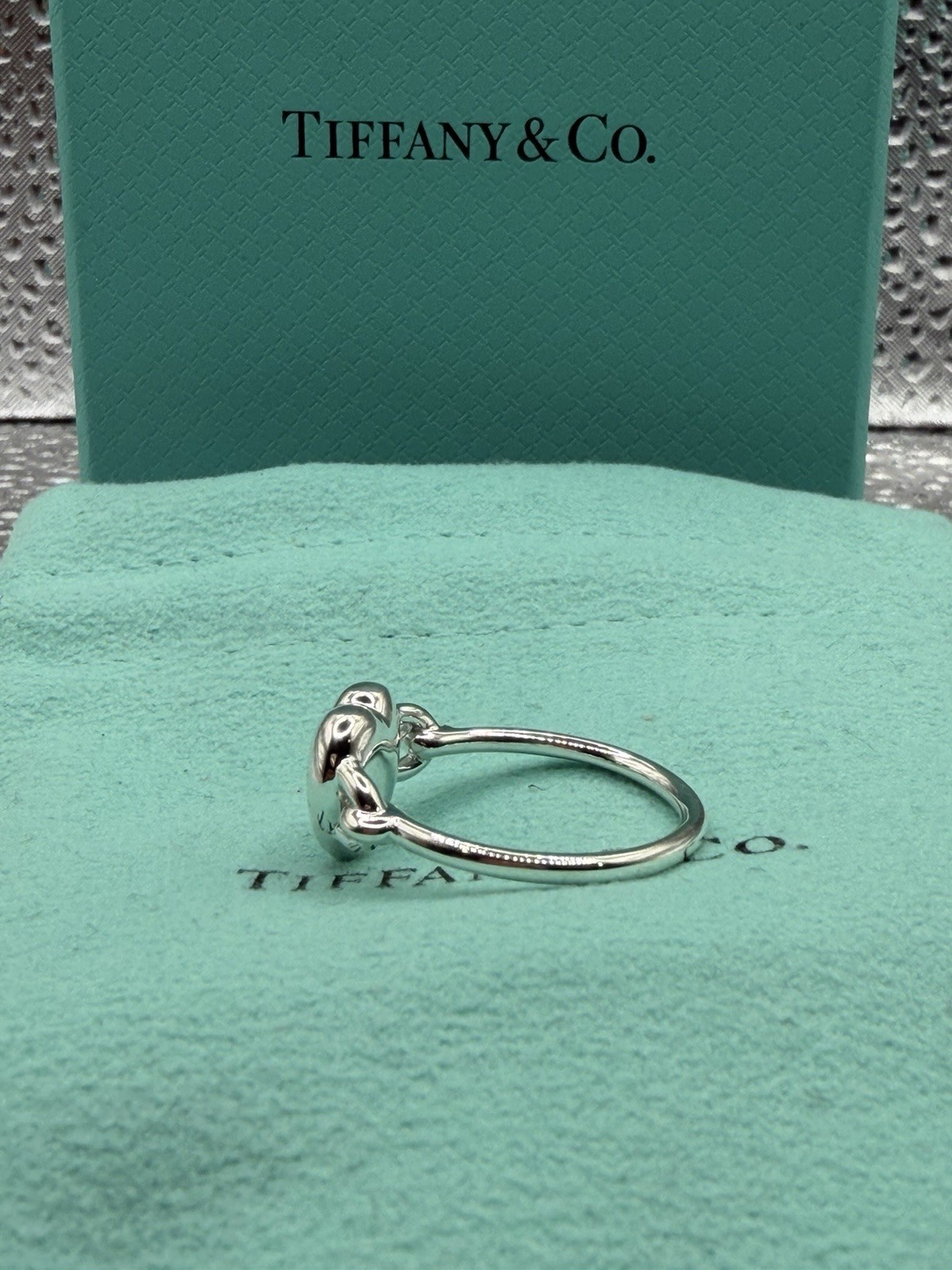 Tiffany & Co. Sterling Silver Return To Tiffany Full Heart Ring size 6
