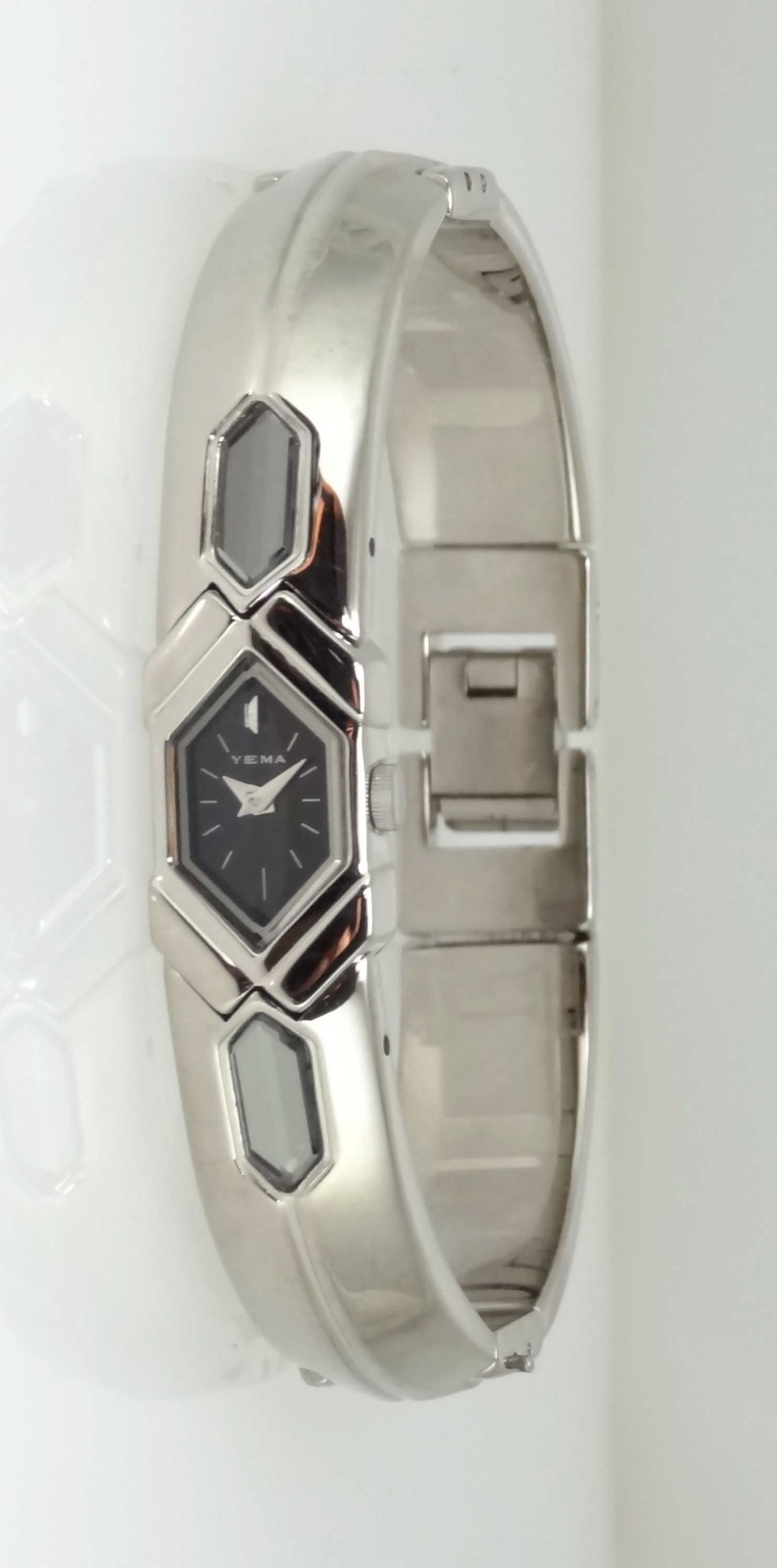 YEMA Paris YM 184 Women’s 3-3/4 Ligne Quartz Bangle Watch *New Vintage Stock*