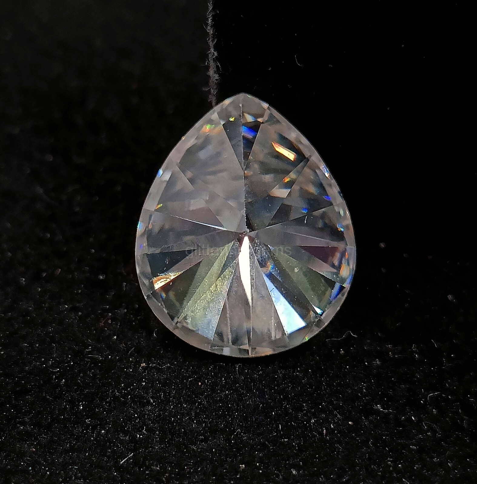 Pear 2 Carat IGL Loose Lab Grown CVD Diamond D Color VVS1 clarity 5MSG