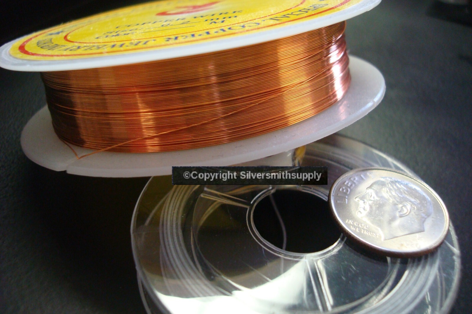 28ga Rose Gold plated copper round wire 68′ .3mm .012 create wire jewelry PW031